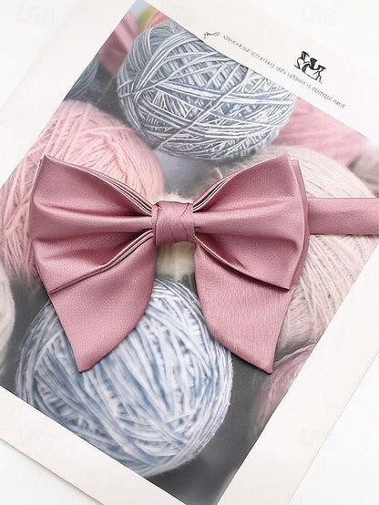 Men's in Multiple Satin Colors Bow Tie FashionChic