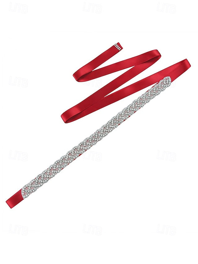 Wedding Waistband Crystal Rhinestone Bridal – Dress Elegant FashionChic