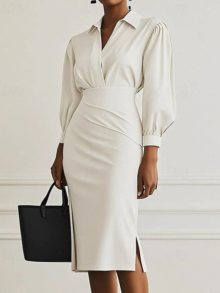 Women's Long Dress Maxi Dress Black Dress Sheath Dress FashionChic