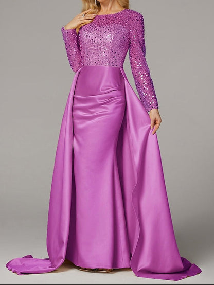 Masquerade Gown Dress Mermaid Carnival Floor Elegant Evening FashionChic