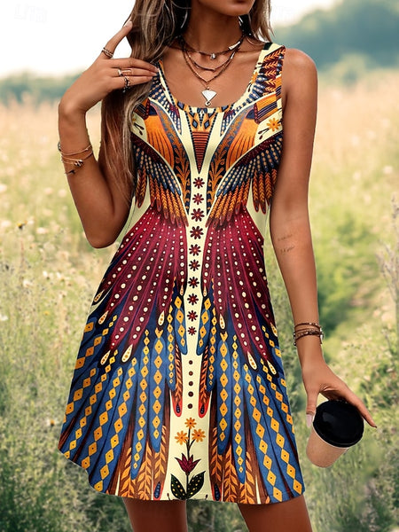 Women's Mini Dress A Line Dress Summer Dress Off The