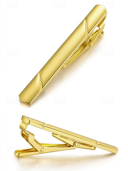 Clip Men's Colors 7 Tie Metal Classic Available - FashionChic