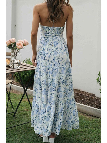Women's Midi Dress Graduation Dress Floral Dress Fashion