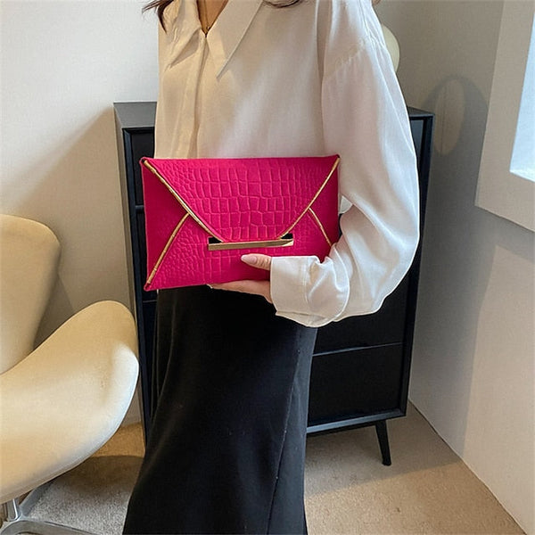 Bags Women's Leather Clutch PU for Bridal Evening FashionChic