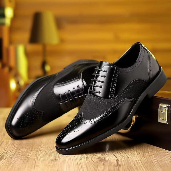 Brown – Wingtip Two-Tone Shoes Green and Men's in Oxford FashionChic