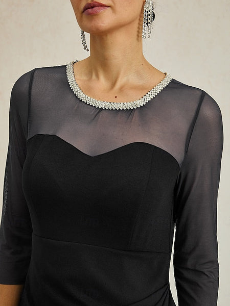Women's Maxi Dress Sheath Dress Elegant Party Formal Solid FashionChic