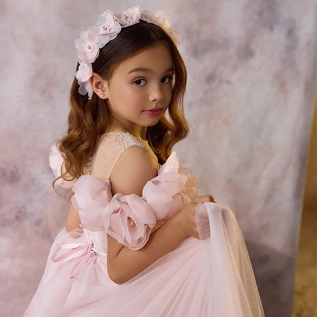 First Flower Girls' Dress Communion Girl Party FashionChic