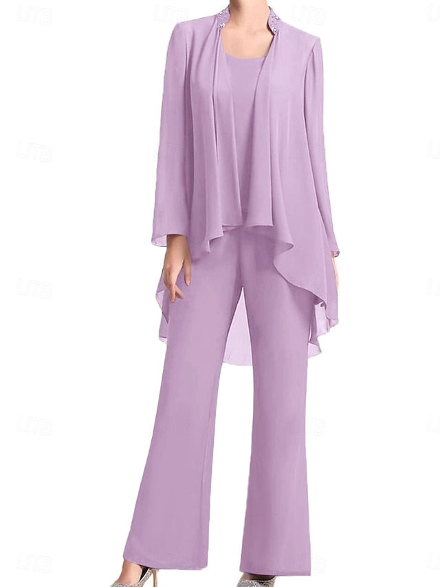 Elegant Simple Guest Bride Mother Dress the Pantsuit Wedding of FashionChic