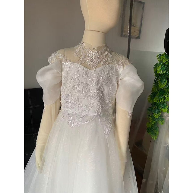 Girls' Girl Communion Party First Kids Flower Dress FashionChic