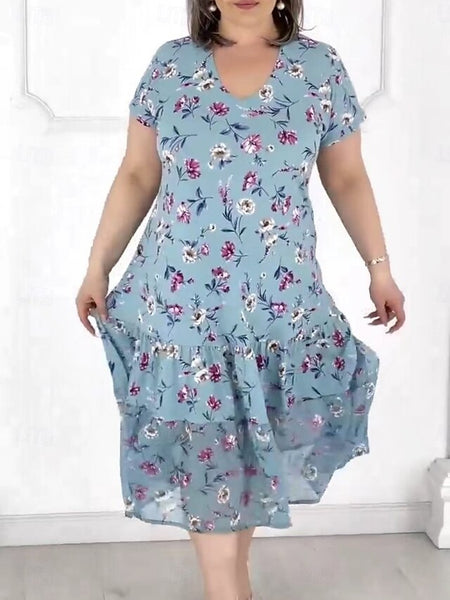 Women's Midi Dress Casual Dress Stylish Casual Vacation