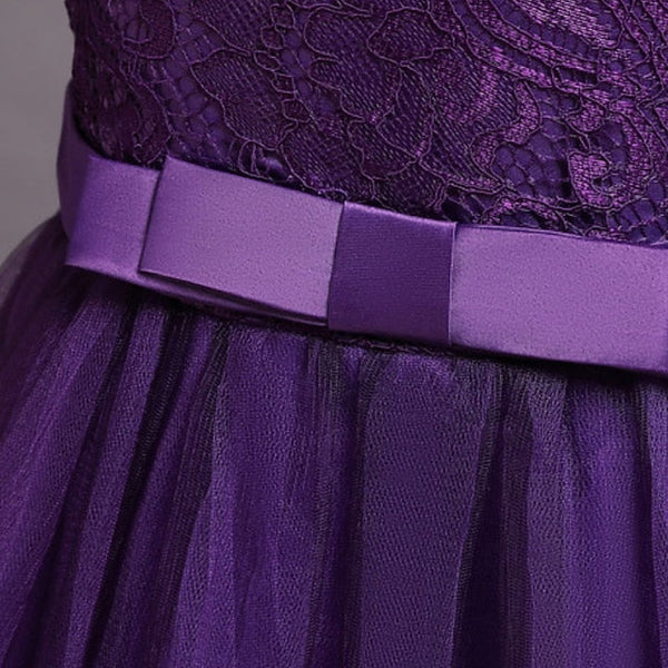 Dress Line Girls' Party Little A Floral Plain Kids FashionChic