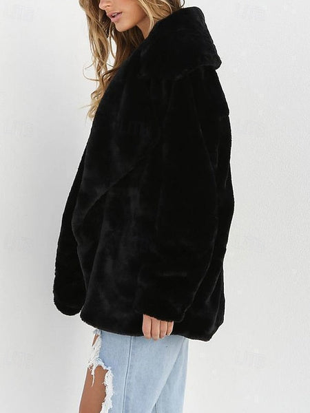 Women's Furs Warm Teddy Coat Comfortable Faux Fur FashionChic