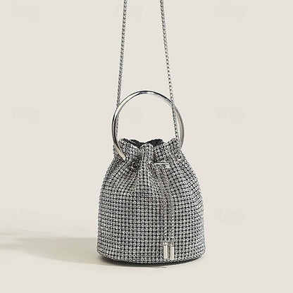 Women's PU Bag Chain Clutch Evening Wedding Leather Party FashionChic