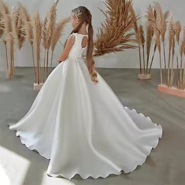 First Girls' Dress Communion Flower Party Girl FashionChic