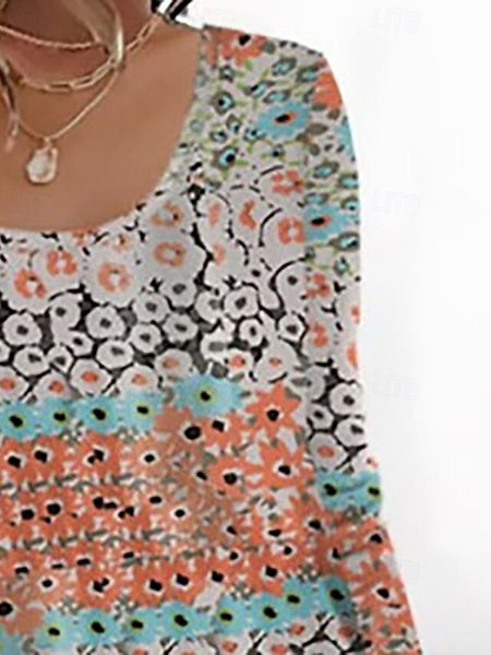 Women's Mini Dress Casual Dress Print Dress Fashion Modern