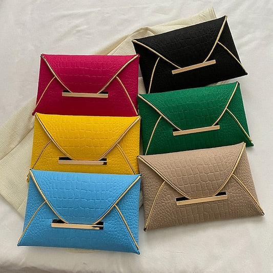 Bags Women's Leather Clutch PU for Bridal Evening FashionChic