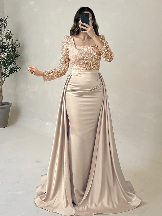 Mermaid Dress Floor Gown Formal Evening Length Long Elegant FashionChic
