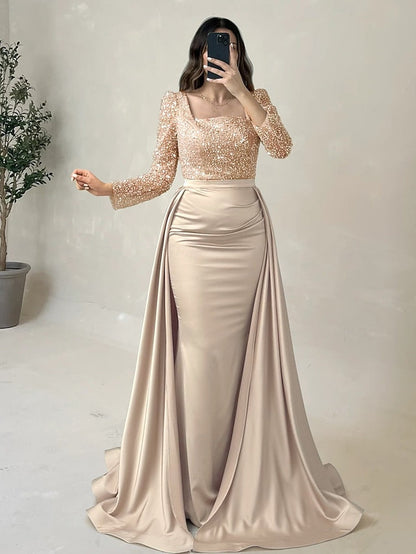 Mermaid Dress Floor Gown Formal Evening Length Long Elegant FashionChic