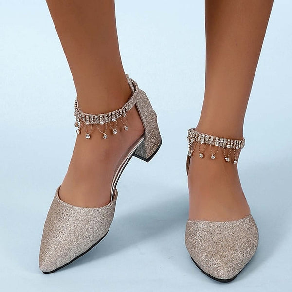 Elegant Bridal Bridesmaid Women's Wedding Pumps Shoes FashionChic