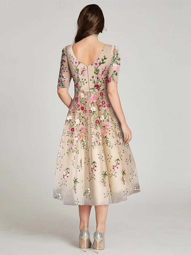 Mother Wedding Beach Elegant of Bride A-Line Dress the FashionChic
