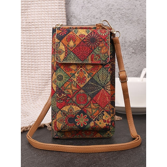 Women’s Boho Vintage Bag with Adjustable Crossbody Phone FashionChic