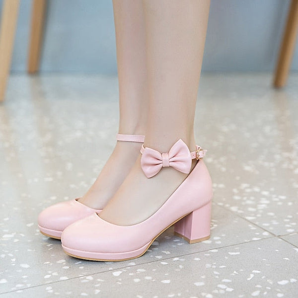 Girls' - Shoes Mary for White Weddings Jane Bow Perfect FashionChic