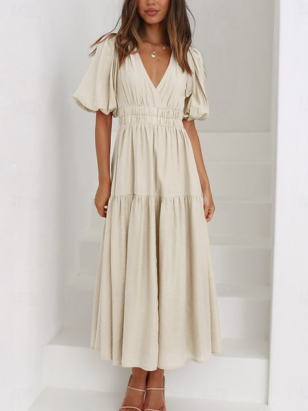 Women's Maxi Dress Casual Dress A Line Dress Stylish Basic
