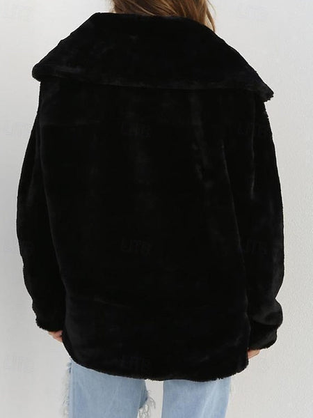 Women's Furs Warm Teddy Coat Comfortable Faux Fur FashionChic