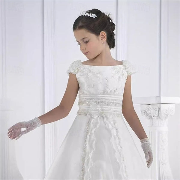 Kid's Dress Formal Flower Girls' Lace Girl FashionChic