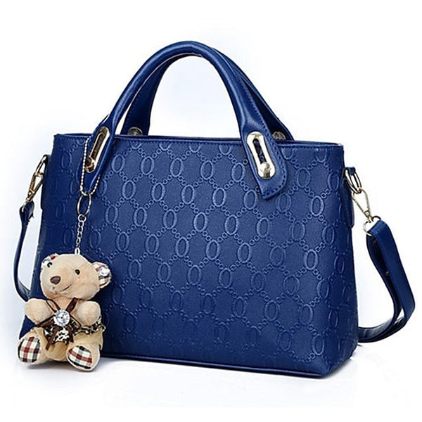 4 Bag Leather Purse PU Women's Pieces Set FashionChic