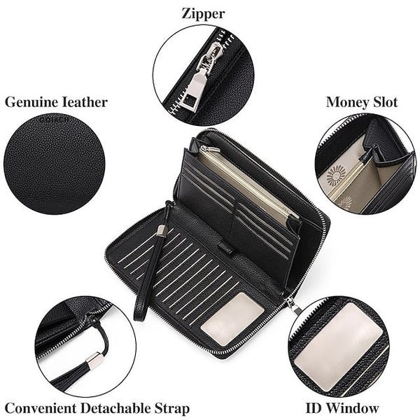 Leather Bag Outdoor Mobile Wallet Daily Women's Phone PU FashionChic