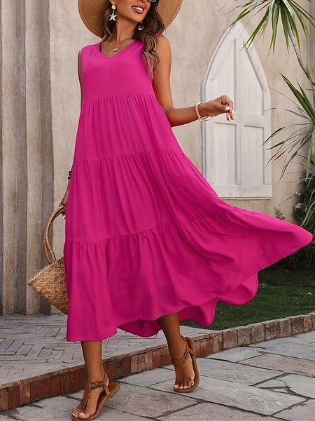 Women's Maxi Dress Casual Dress Swing Dress A Line Dress FashionChic