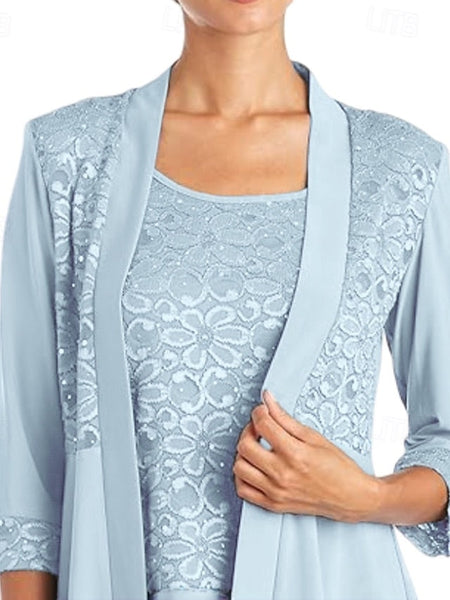 Piece Bride Mother 3 of Pantsuit Elegant Dress the FashionChic