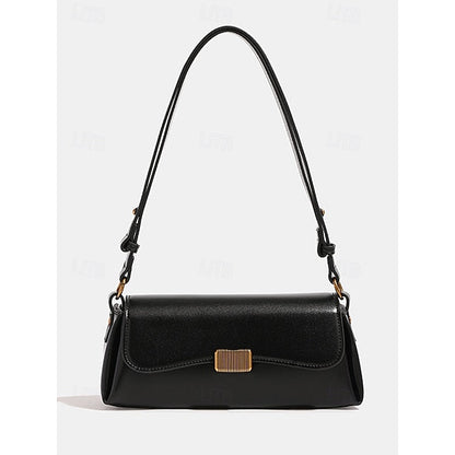 Daily Shopping Office Leather Tote Women's Baguette Bag PU FashionChic
