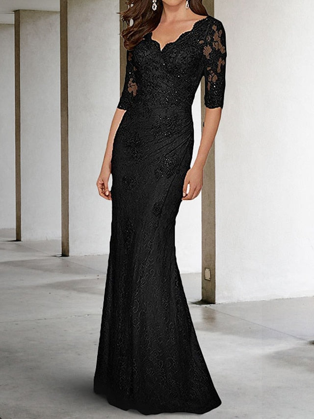 V Wedding of Guest Mermaid Sexy Dress the Mother Plus Bride Size FashionChic