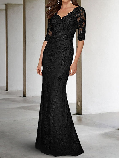 V Wedding of Guest Mermaid Sexy Dress the Mother Plus Bride Size FashionChic