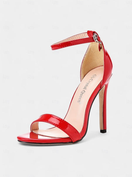 Metallic – Heel Sleek Women Wedding Sandals Stiletto for FashionChic