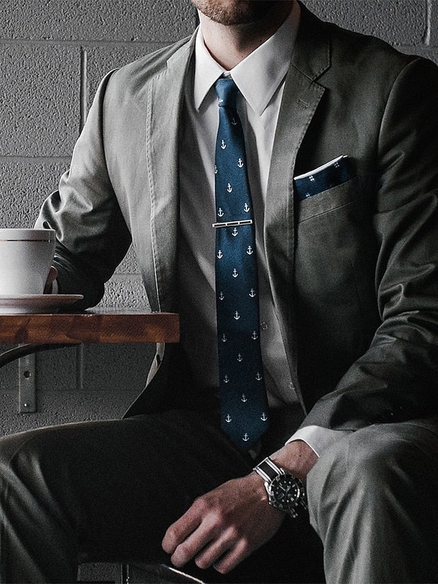 Metal Tie Men's Clip Slim - FashionChic