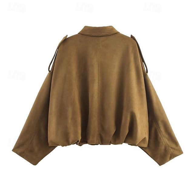 Warm Comfortable Pocket Jacket Women's Zipper Casual FashionChic