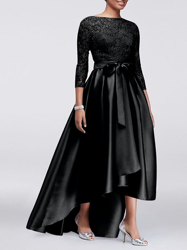 Mother Elegant Size the of Bride Plus Wedding Dress A-Line Guest FashionChic