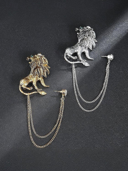 Men's Pin Brooch with Lapel Christmas Deer FashionChic