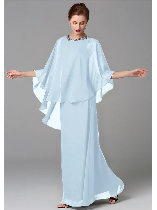 Plus the Size of A-Line Guest Bride Mother Wedding Elegant Dress FashionChic
