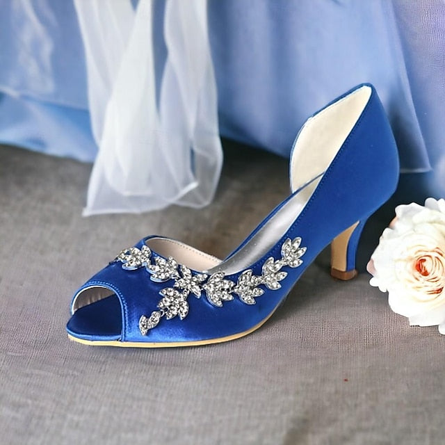 Bridal Women's Bling Shoes Wedding Sparkling FashionChic