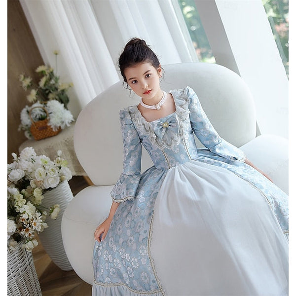 Dress Girl Rococo Gothic Masquerade Inspired Vintage Flower FashionChic