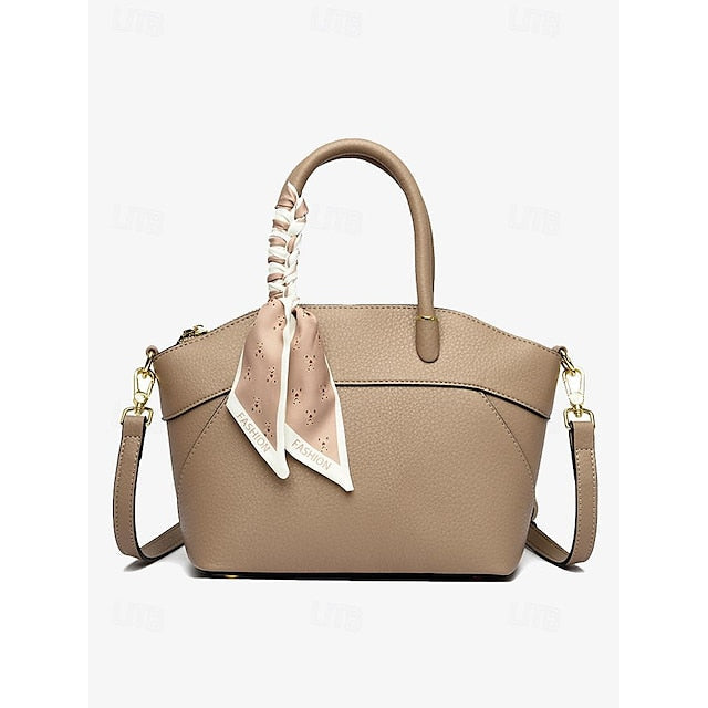 Daily Holiday Handbag Bag Women's Office PU Leather Bucket FashionChic