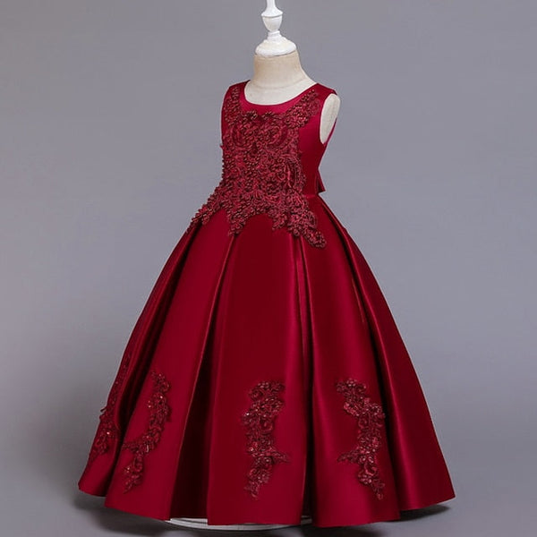 Party Girl Girls' Wedding Dress Flower FashionChic