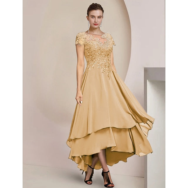 of Mother Formal A-Line Elegant Guest Wedding Bride Dress the FashionChic