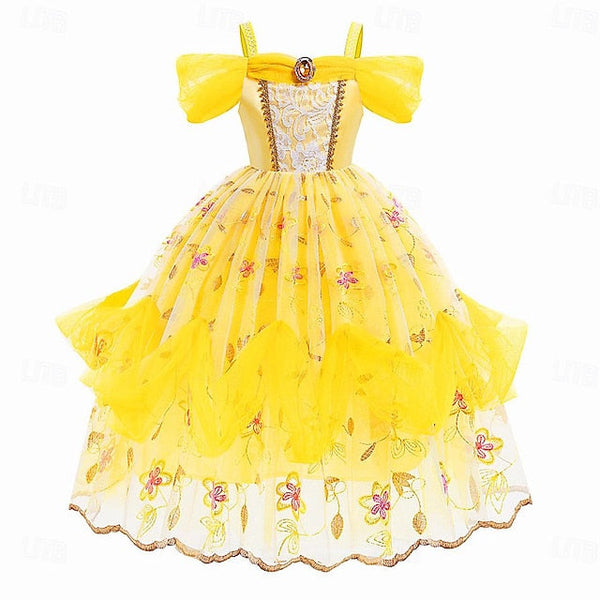 Belle Beauty and Princess the Girl Flower Beast Dress Cute FashionChic