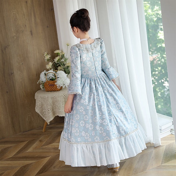 Dress Girl Rococo Gothic Masquerade Inspired Vintage Flower FashionChic