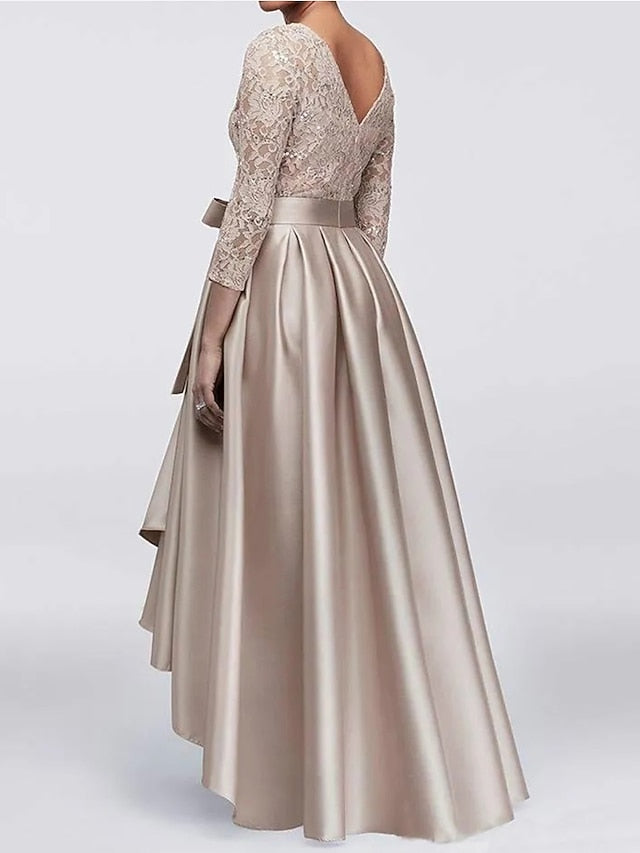 Mother Elegant Size the of Bride Plus Wedding Dress A-Line Guest FashionChic